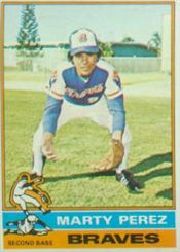 1976 Topps Baseball Cards      177     Marty Perez